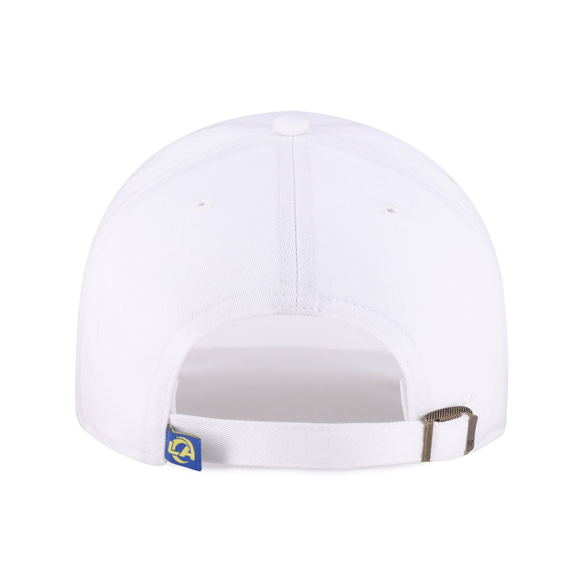 Men's '47 White Los Angeles Rams Clean Up Adjustable Hat