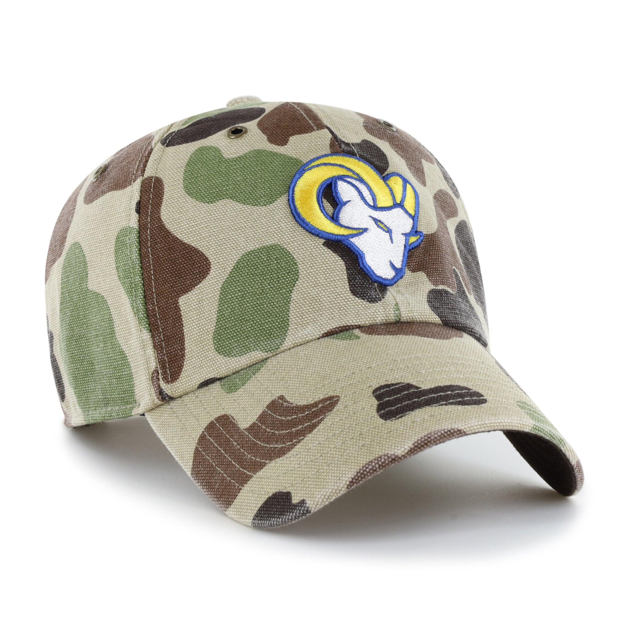 Casquette ajustable Carhartt x '47 Duck Camo Los Angeles Rams Clean Up pour homme