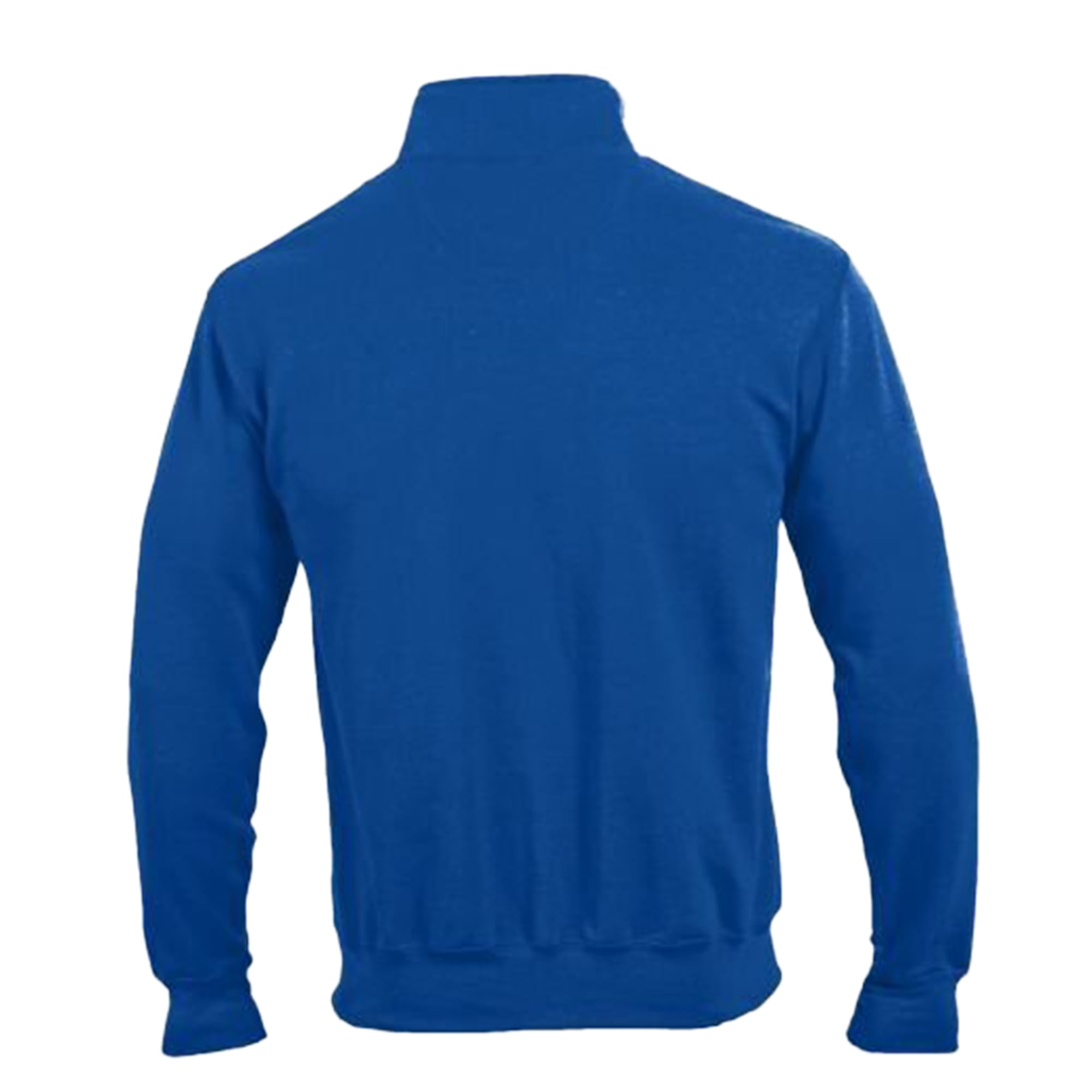 Men's Champion Royal Los Angeles Rams Powerblend Quarter-Zip Pullover