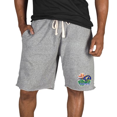 Los Angeles Rams Concepts Sport Mainstream Tri-Blend Shorts - Gray