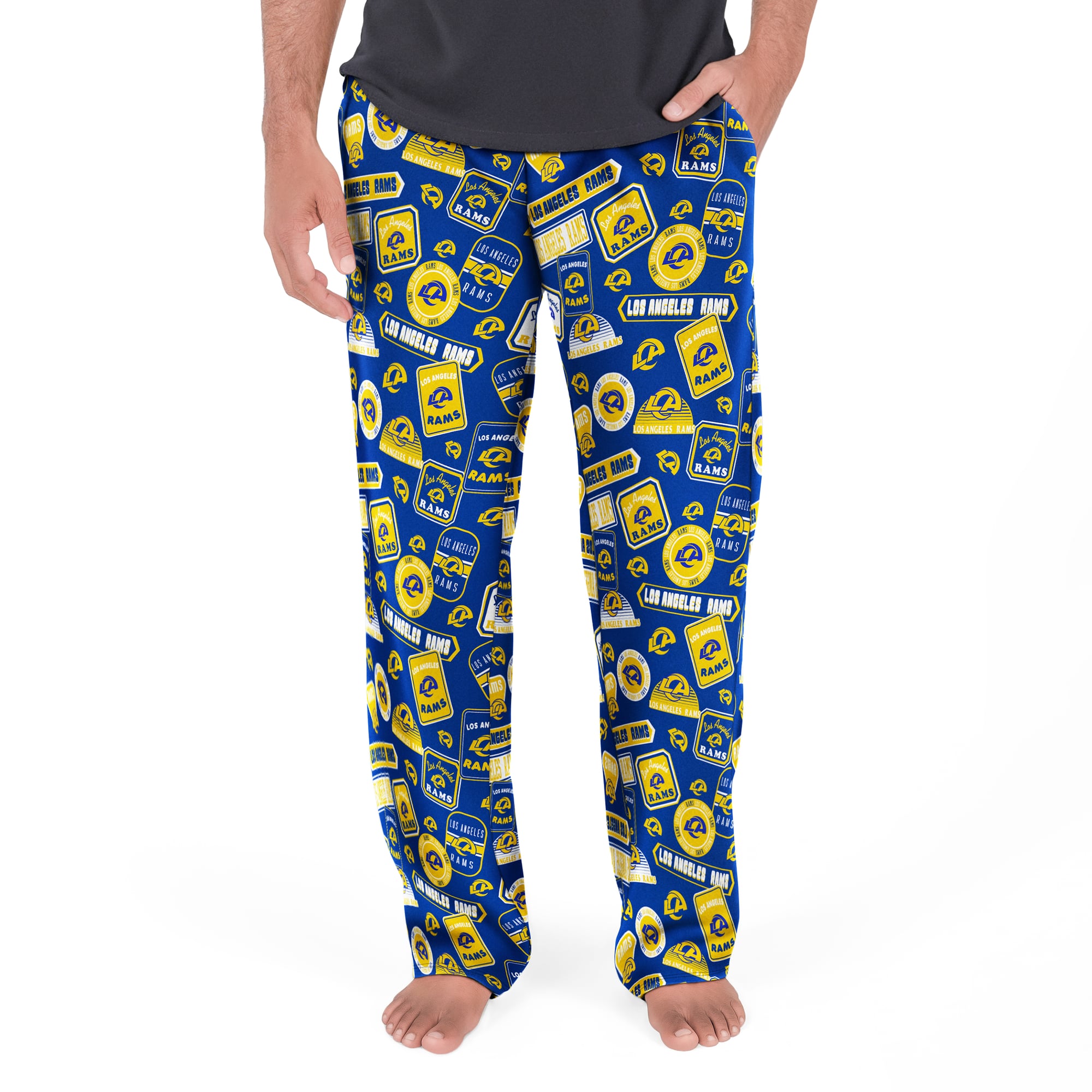 Pantalon de nuit Grady Royal Los Angeles Rams Concepts Sport pour homme