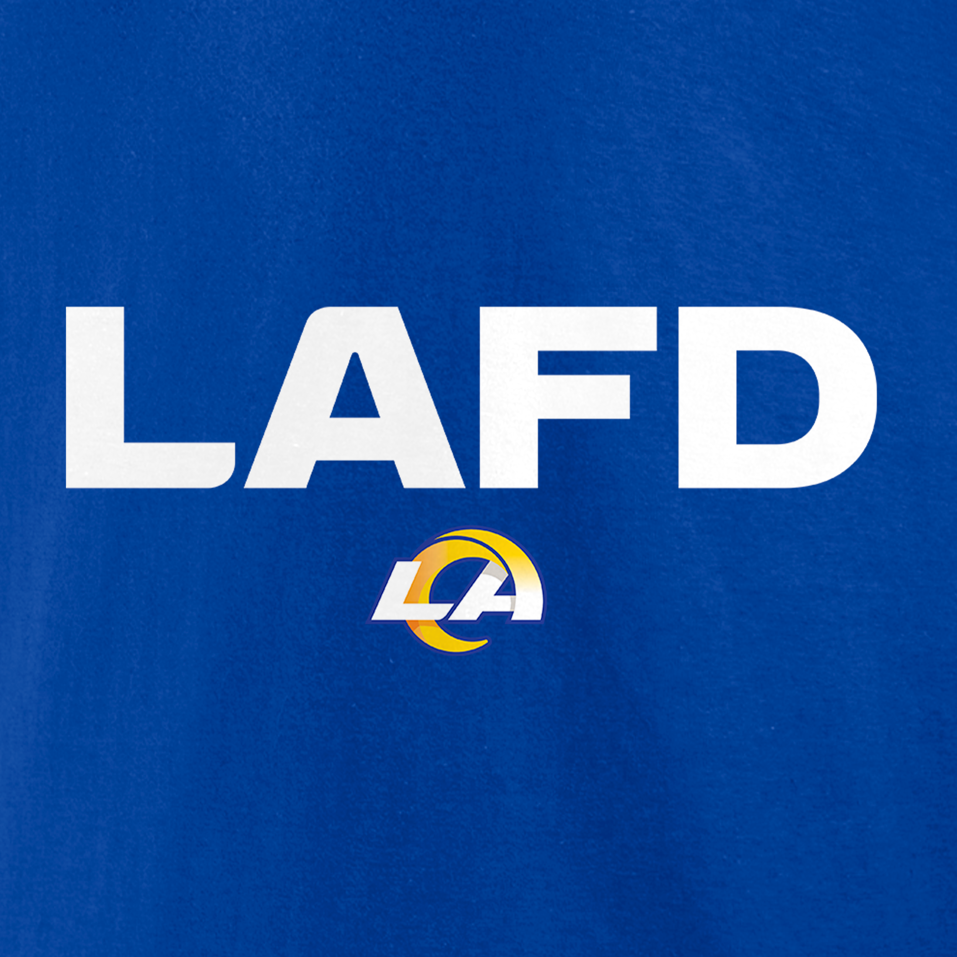 T-shirt Fanatics Royal Los Angeles Rams LAFD pour homme