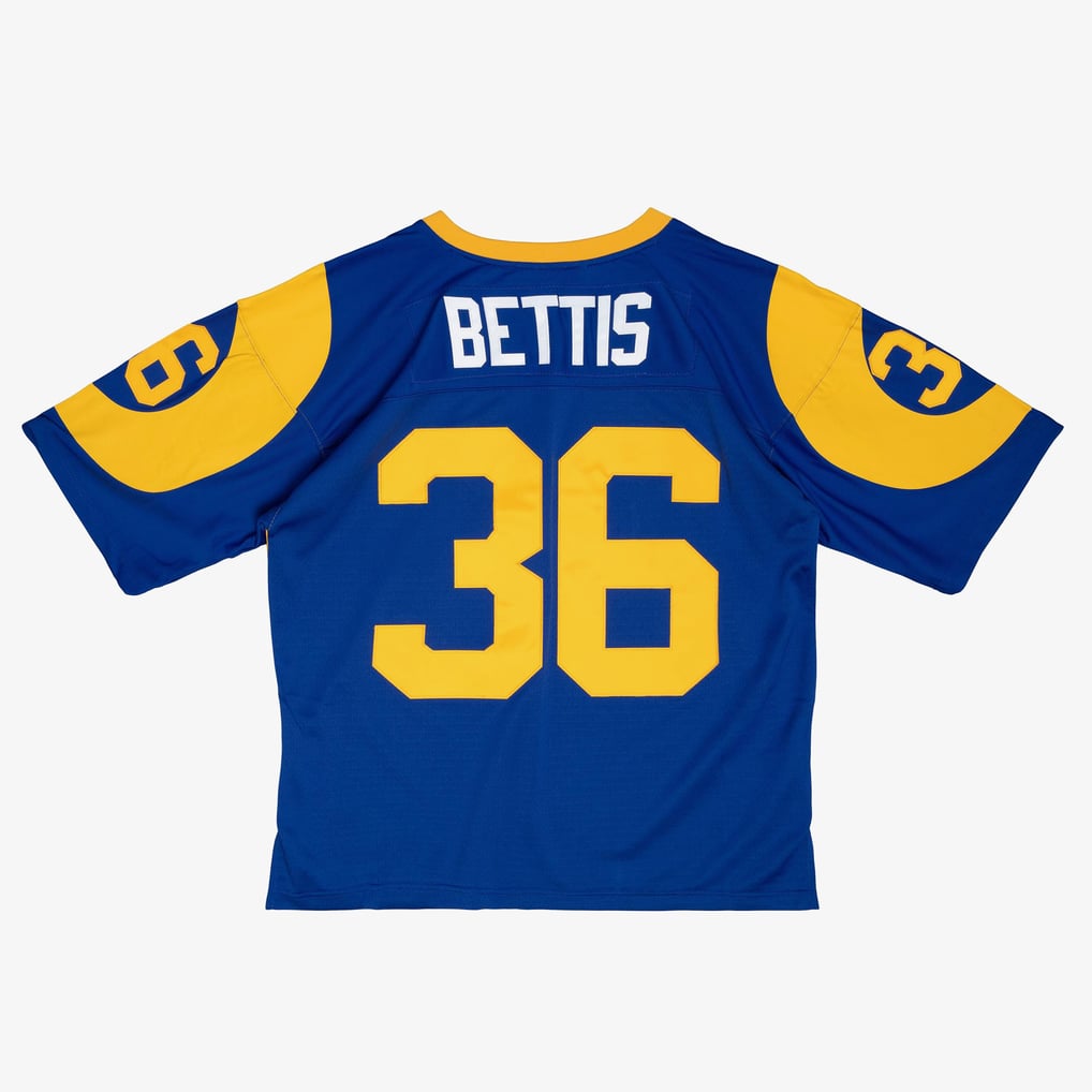 Unsigned Custom Sewn Stitched Jerome Bettis Blue Jersey – Los Angeles Rams – Adult Sizes M, L, XL, 2XL