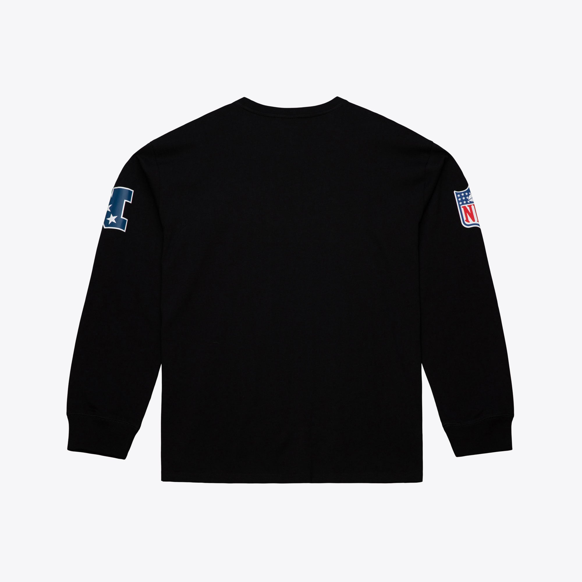 T-shirt à manches longues Mitchell & Ness noir pour homme, Los Angeles Rams, grandes tailles, camp d'entraînement