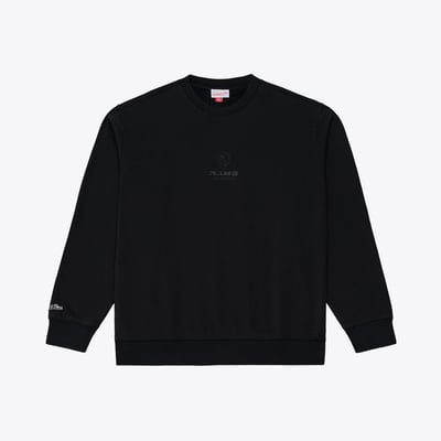Los Angeles Rams Mitchell & Ness Core Essentials Micro Logo Fleece Sweatshirt - Black
