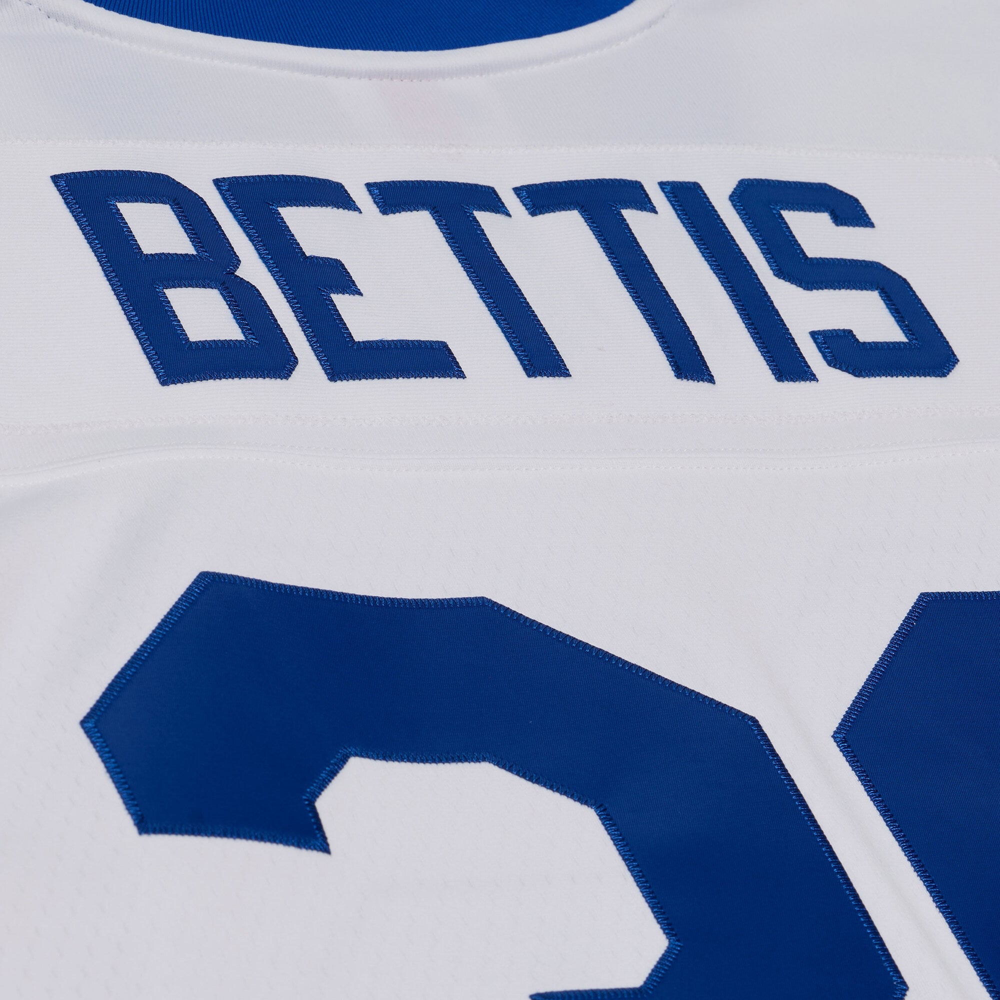 Men's Mitchell & Ness Jerome Bettis White Los Angeles Rams Retired Legacy Replica Player Jersey