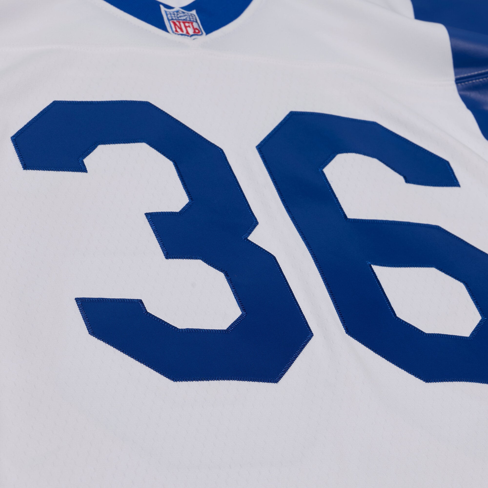 Men's Mitchell & Ness Jerome Bettis White Los Angeles Rams Retired Legacy Replica Player Jersey