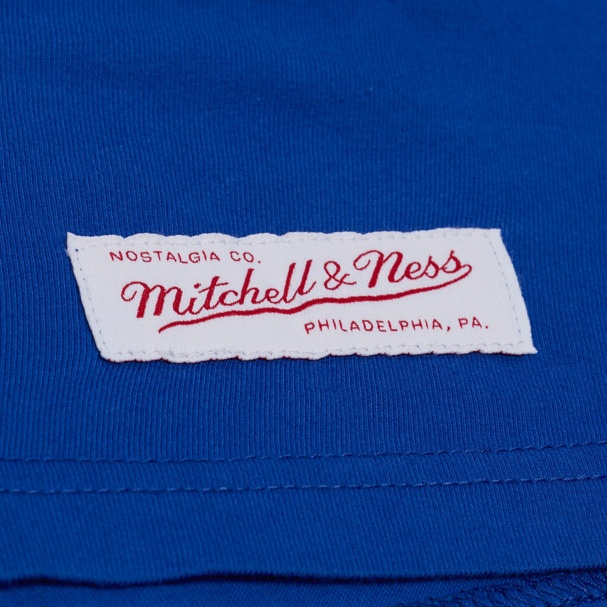 T-shirt à manches courtes Mitchell & Ness Royal Los Angeles Rams Core Essentials Street Graphic pour homme