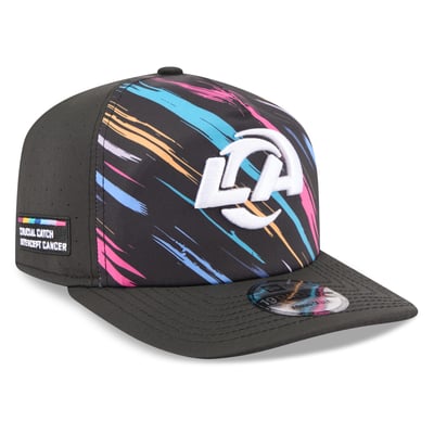 Los Angeles Rams New Era 2026 NFL Crucial Catch 19TWENTY Adjustable Hat - Black