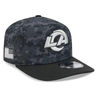 Los Angeles Rams New Era 2026 Salute To Service 19TWENTY Adjustable Hat - Black