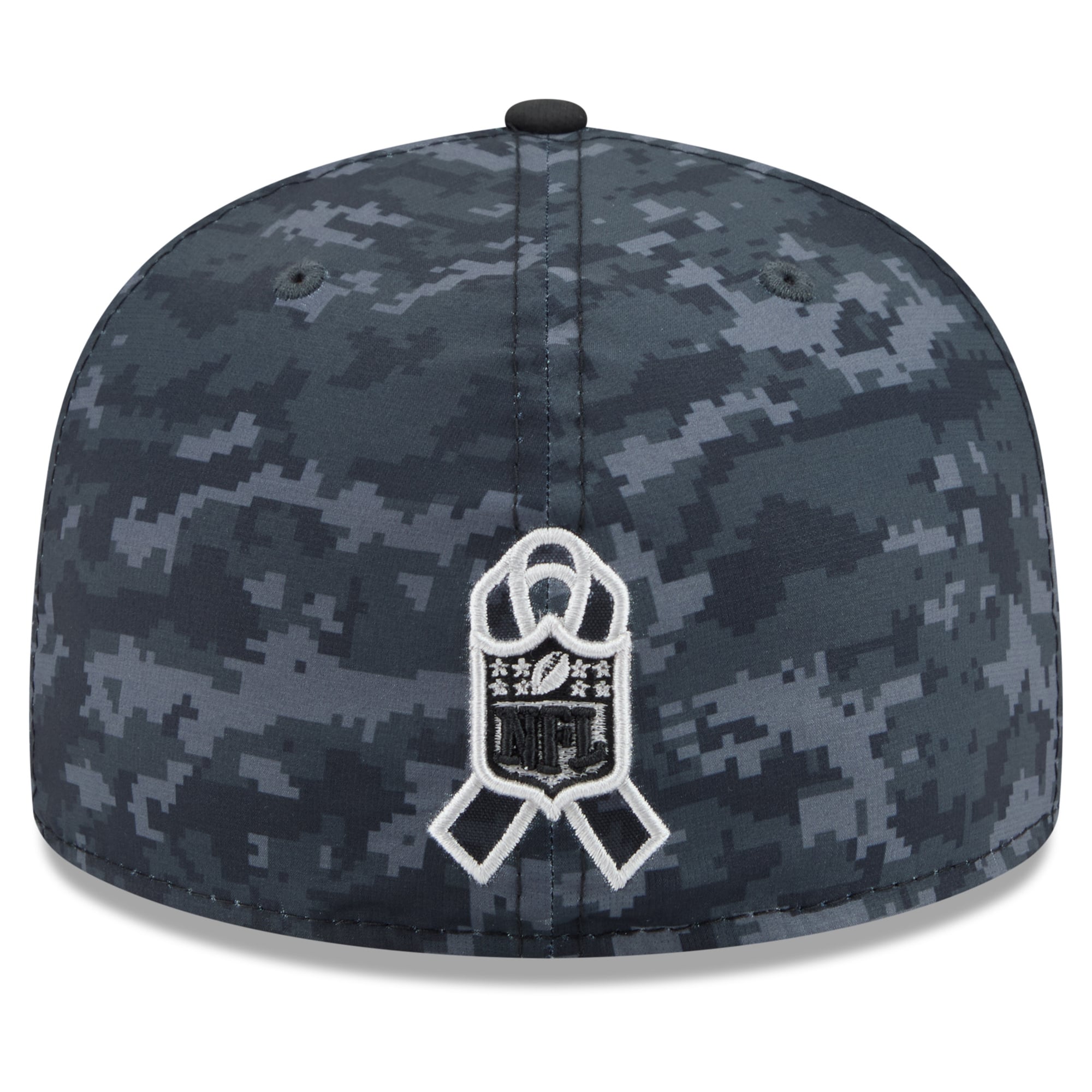 Casquette ajustée New Era noire pour homme Los Angeles Rams 2026 Salute To Service 59FIFTY