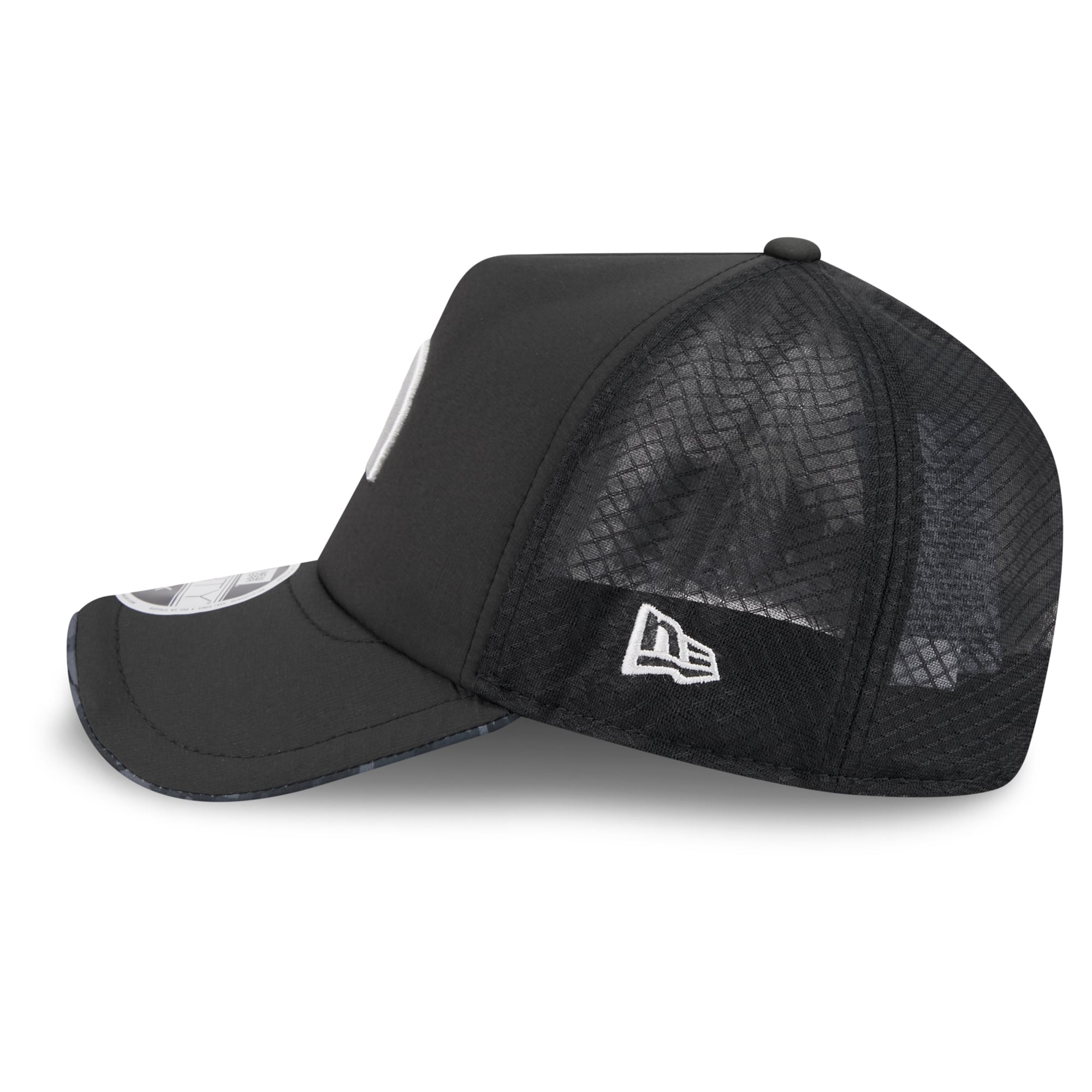 Casquette trucker ajustable New Era Apex 9FORTY noire pour homme
