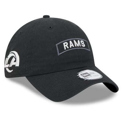 Los Angeles Rams New Era 2026 Salute To Service Casual Classic Adjustable Hat - Black