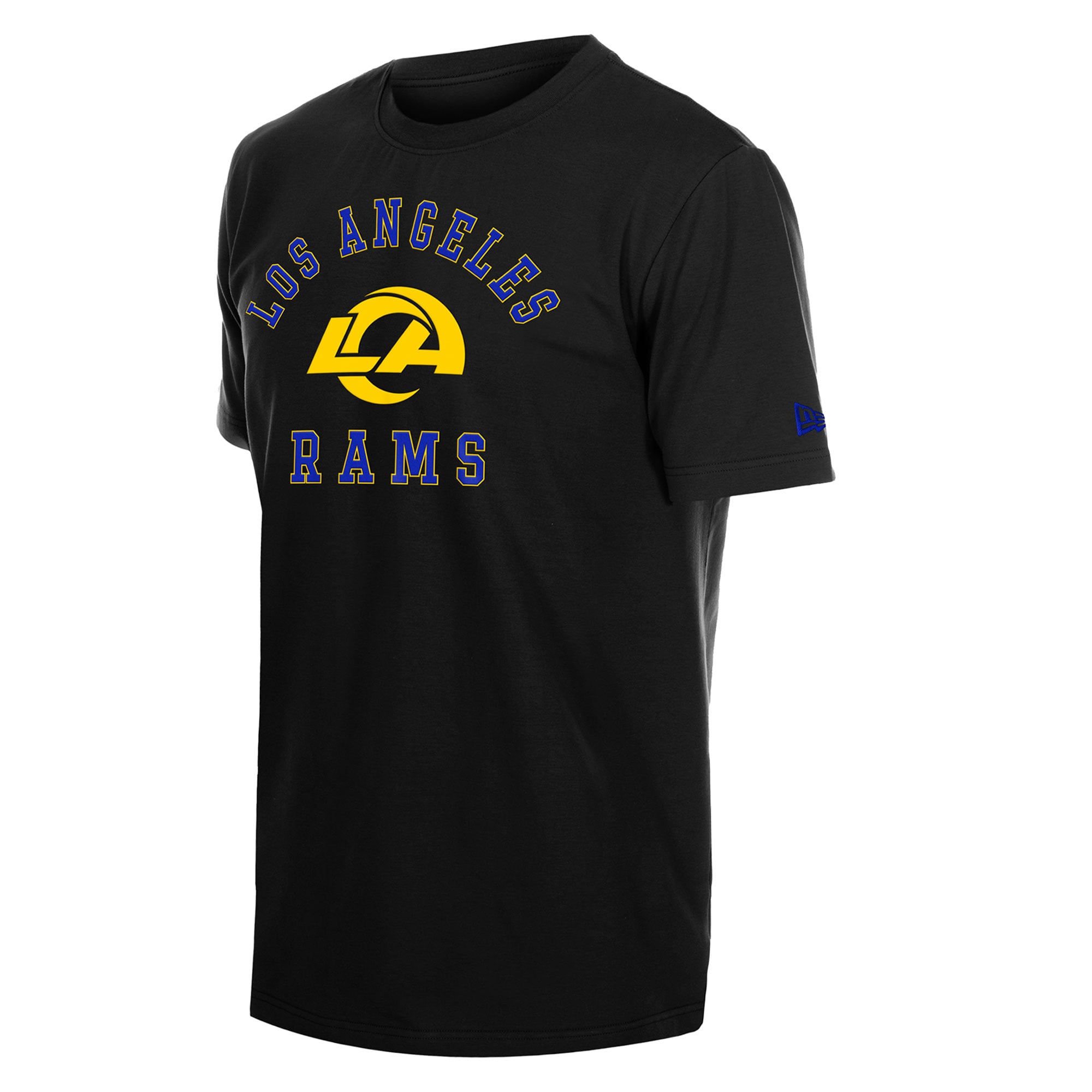 Men's New Era Black Los Angeles Rams Functional Fandom T-Shirt