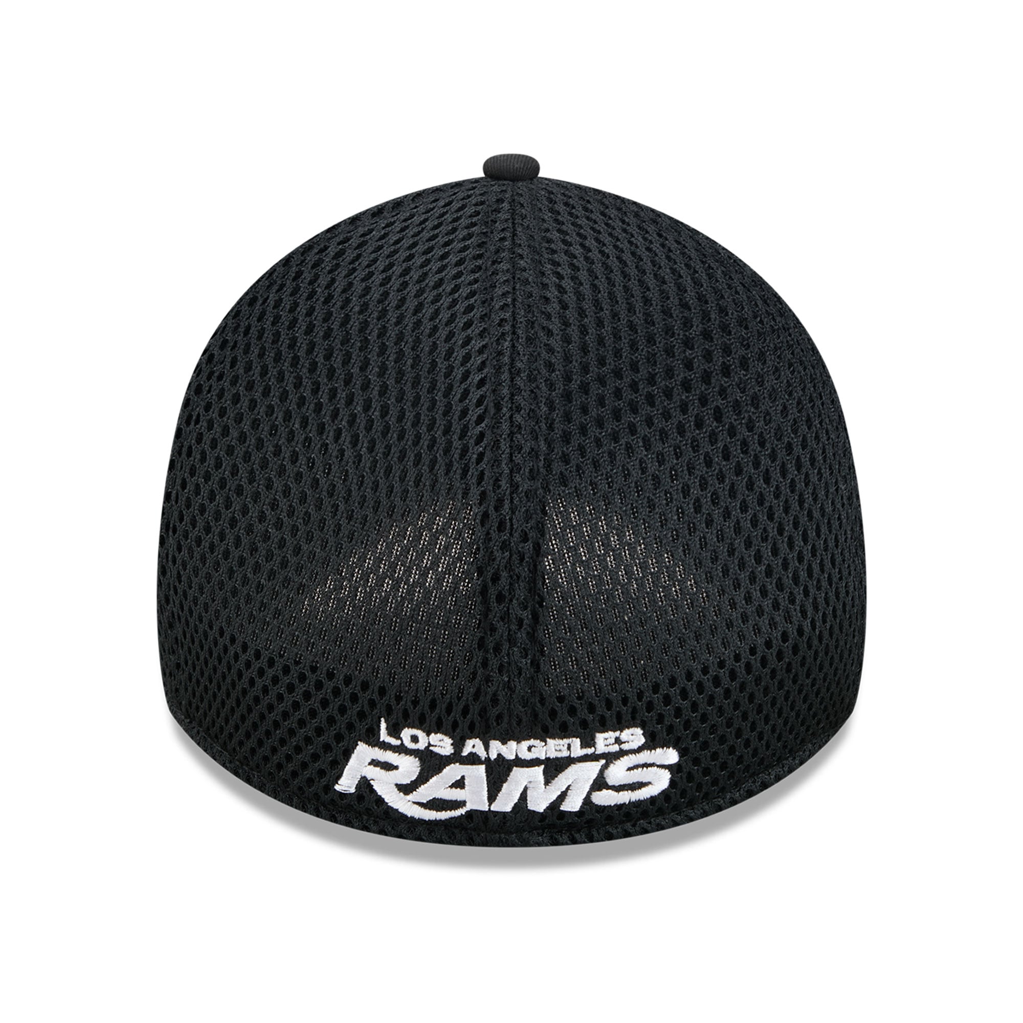 Casquette New Era noire Los Angeles Rams Main Neo 39THIRTY Flex pour homme