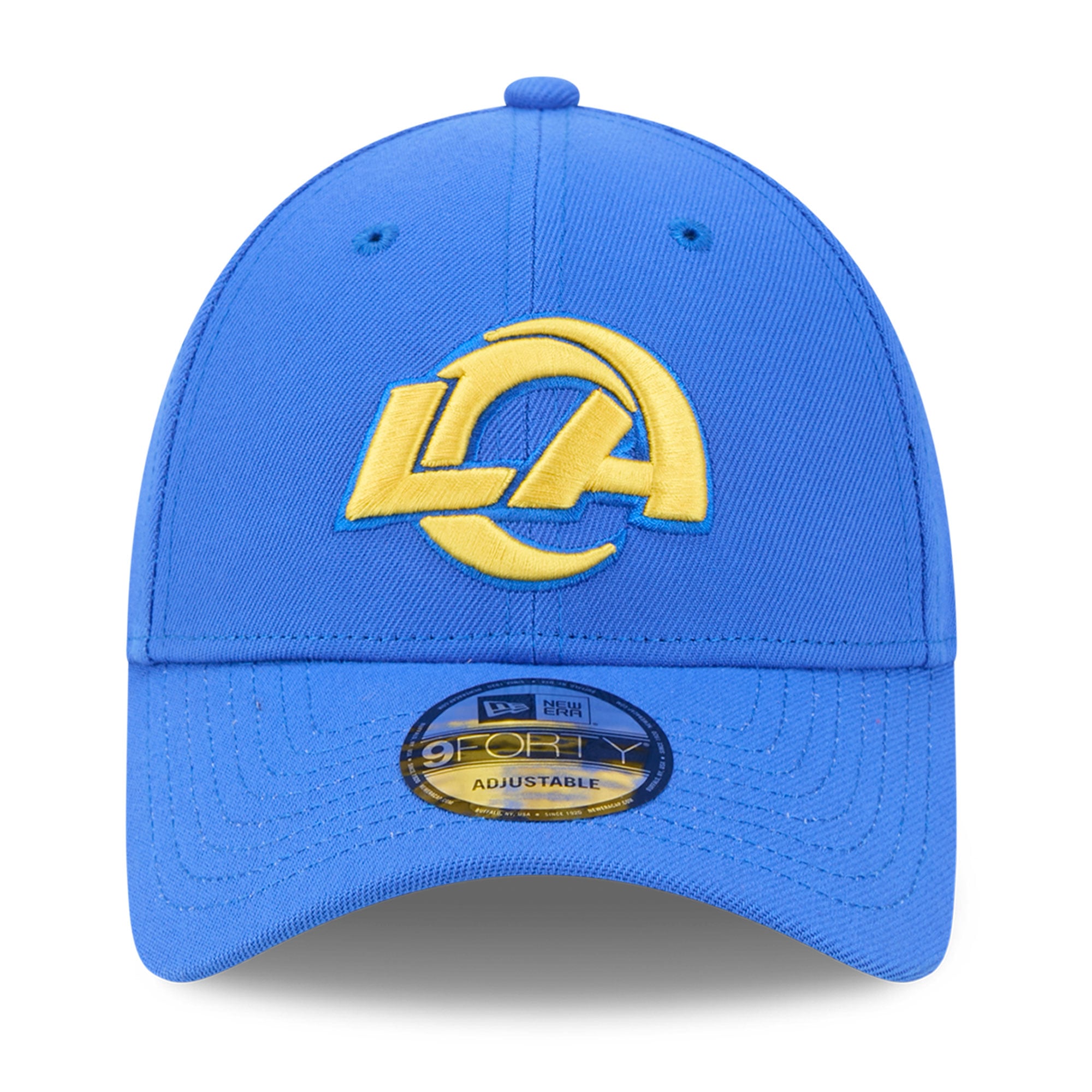Casquette ajustable New Era bleue Los Angeles Rams Core Team 9FORTY pour homme