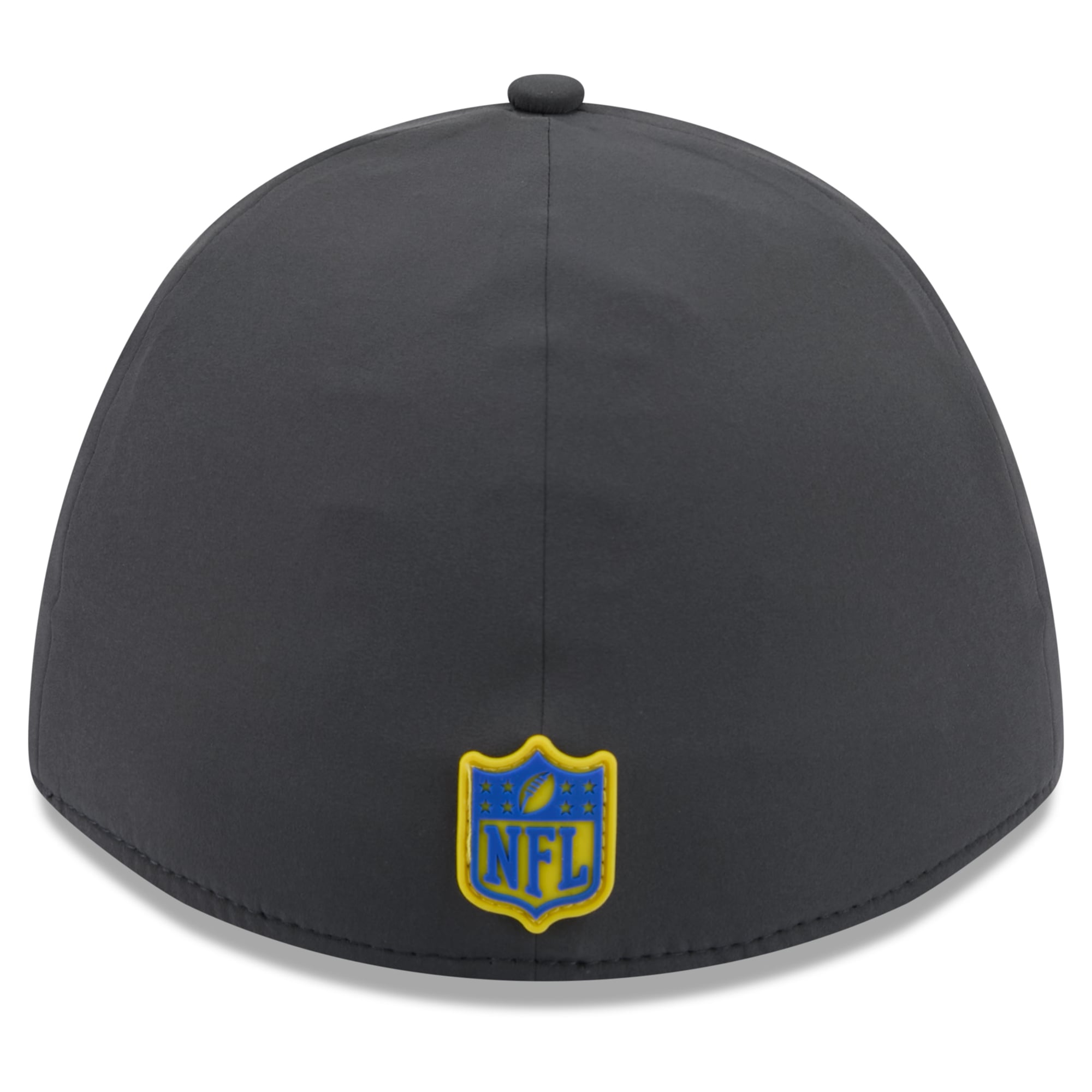 Casquette New Era 39THIRTY M-Crown Stretch pour homme, couleur anthracite, Los Angeles Rams 2026, idéale les temps froids.