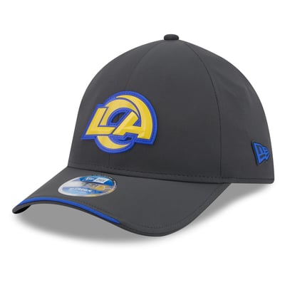 Los Angeles Rams New Era 2026 Sideline Cold Weather  39THIRTY M-Crown Stretch Hat - Charcoal