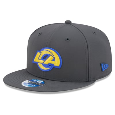 Los Angeles Rams New Era 2026 Sideline Cold Weather  9FIFTY Snapback Hat - Charcoal