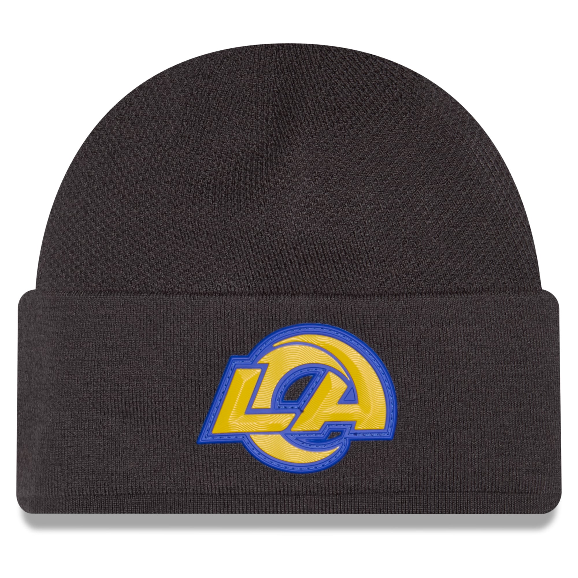Bonnet d'hiver New Era pour homme, couleur anthracite, Los Angeles Rams 2026.