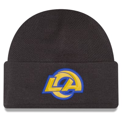 Los Angeles Rams New Era 2026 Sideline Cold Weather  Skully Knit Hat - Charcoal