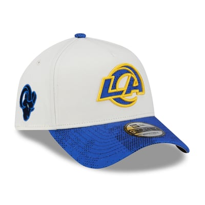  Los Angeles Rams New Era Rivalries Collection 9FORTY A-Frame Adjustable Hat - Cream