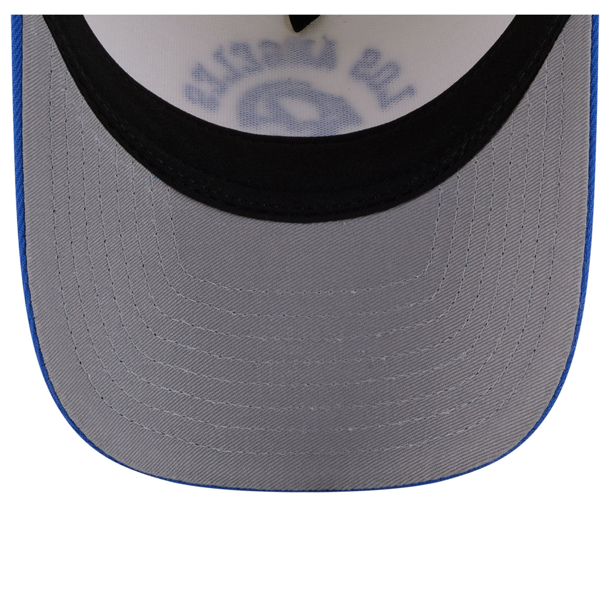 Casquette ajustable New Era Arch 9FORTY A-Frame M-Crown pour homme, couleur crème/bleu royal, Los Angeles Rams
