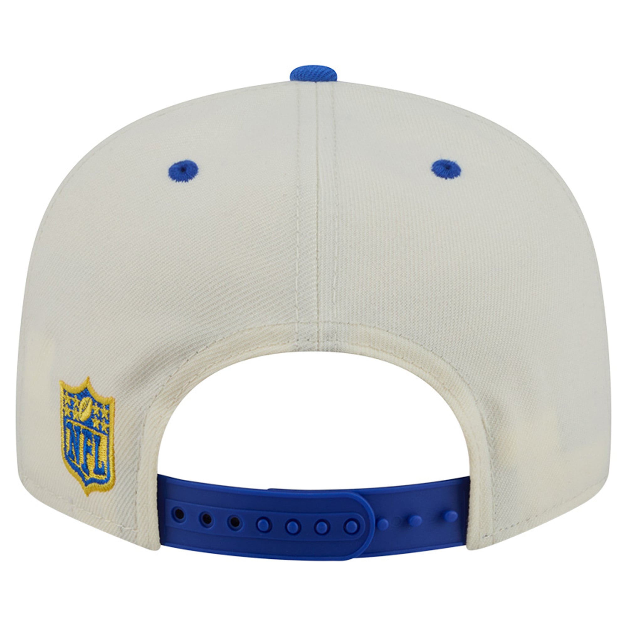 Men's New Era Cream/Royal Los Angeles Rams Classic 9FIFTY Snapback Hat