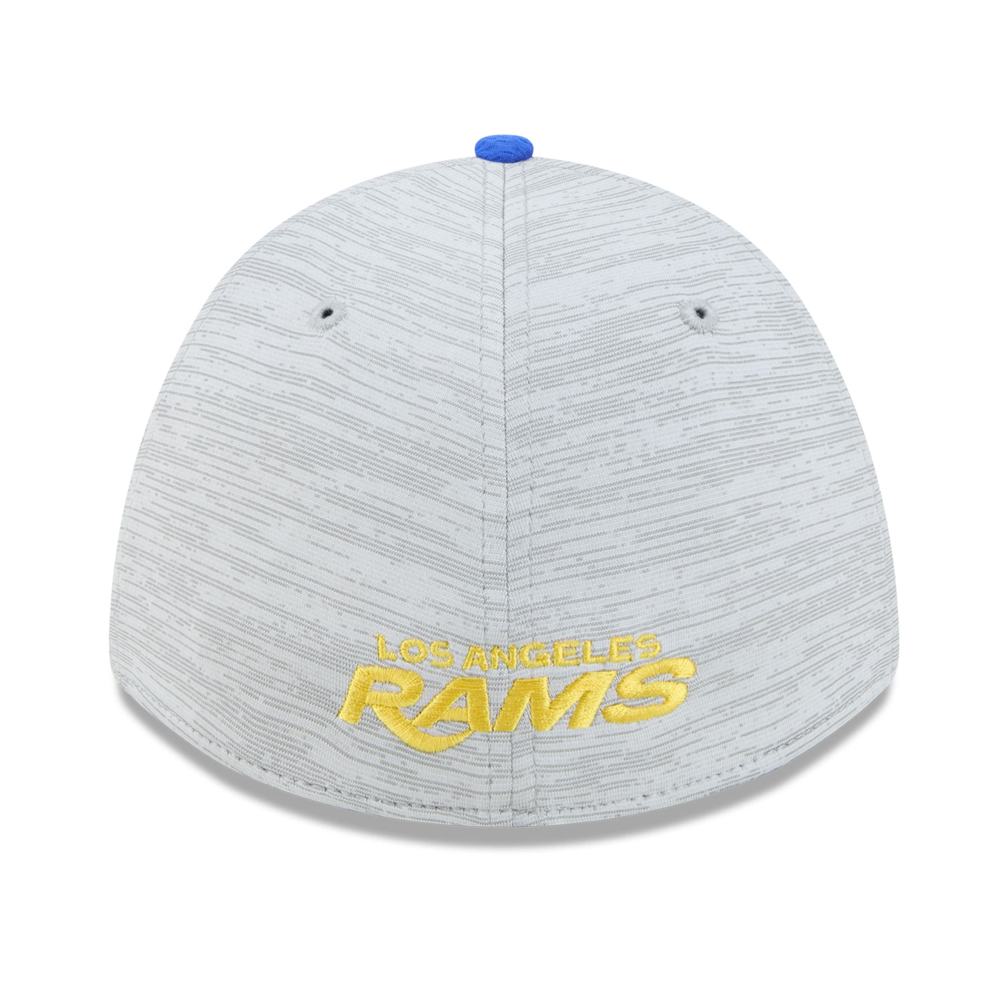 Casquette New Era Flex pour homme, grise/bleu roi, Los Angeles Rams Tech M-Crown A-Frame 39THIRTY