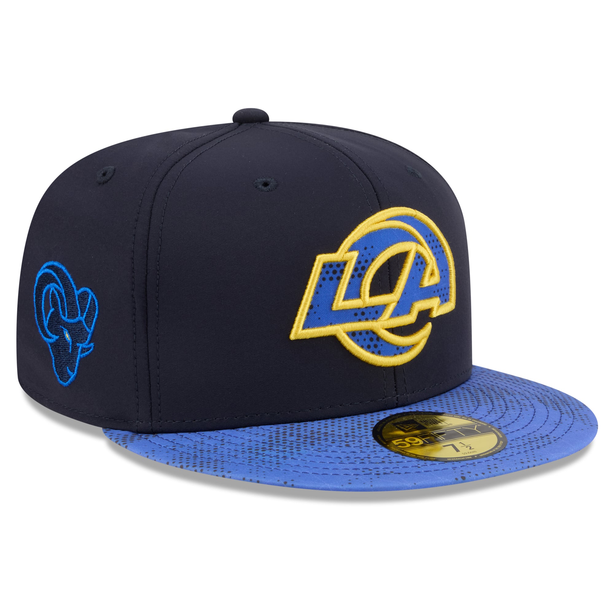 Men's New Era Navy Los Angeles Rams Rivalries Collection 59FIFTY Fitted Hat