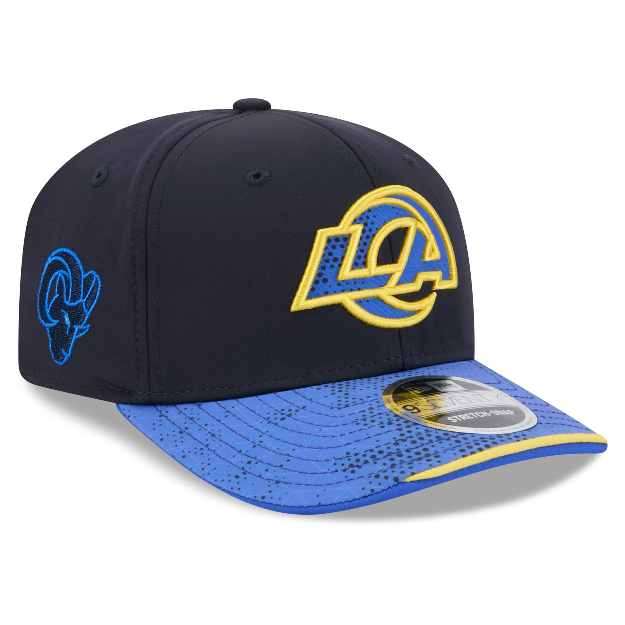 Men's New Era Navy Los Angeles Rams Rivalries Collection 9SEVENTY Adjustable Hat