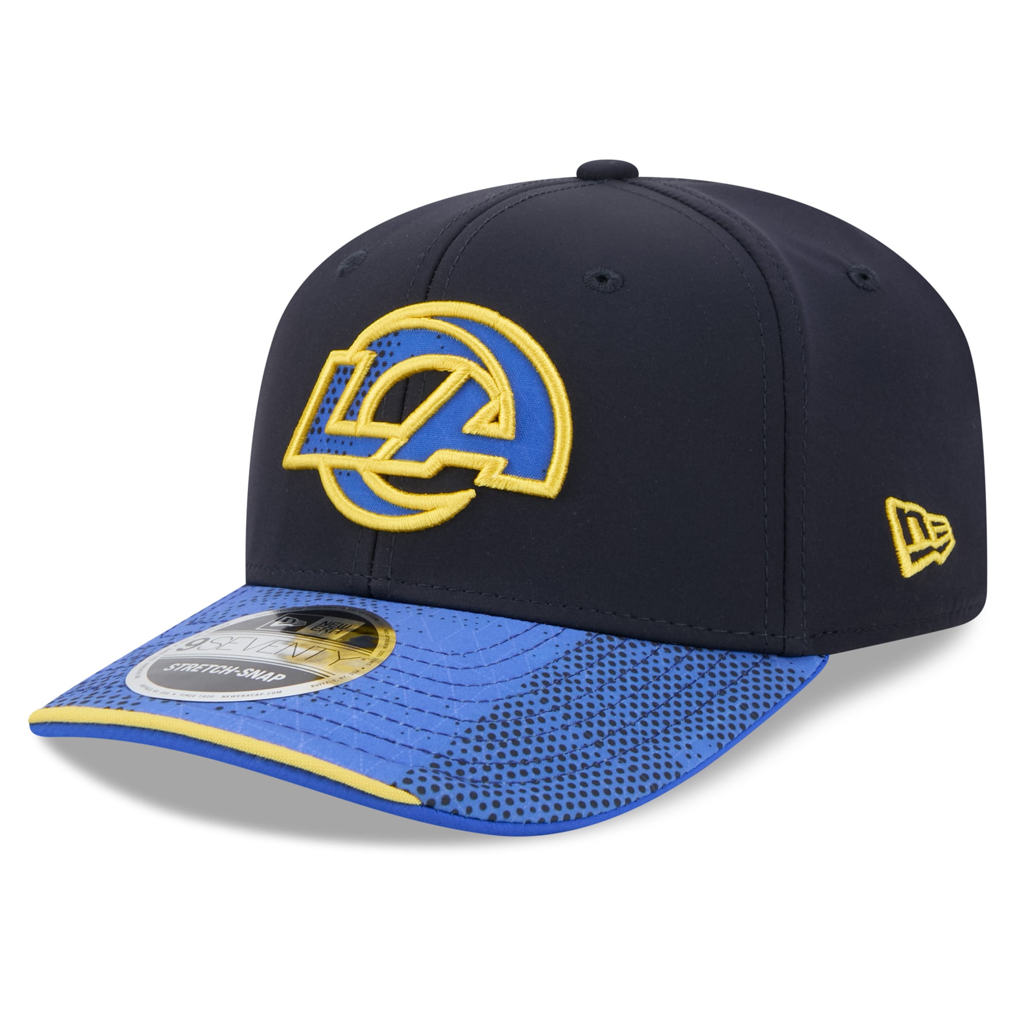 Men's New Era Navy Los Angeles Rams Rivalries Collection 9SEVENTY Adjustable Hat