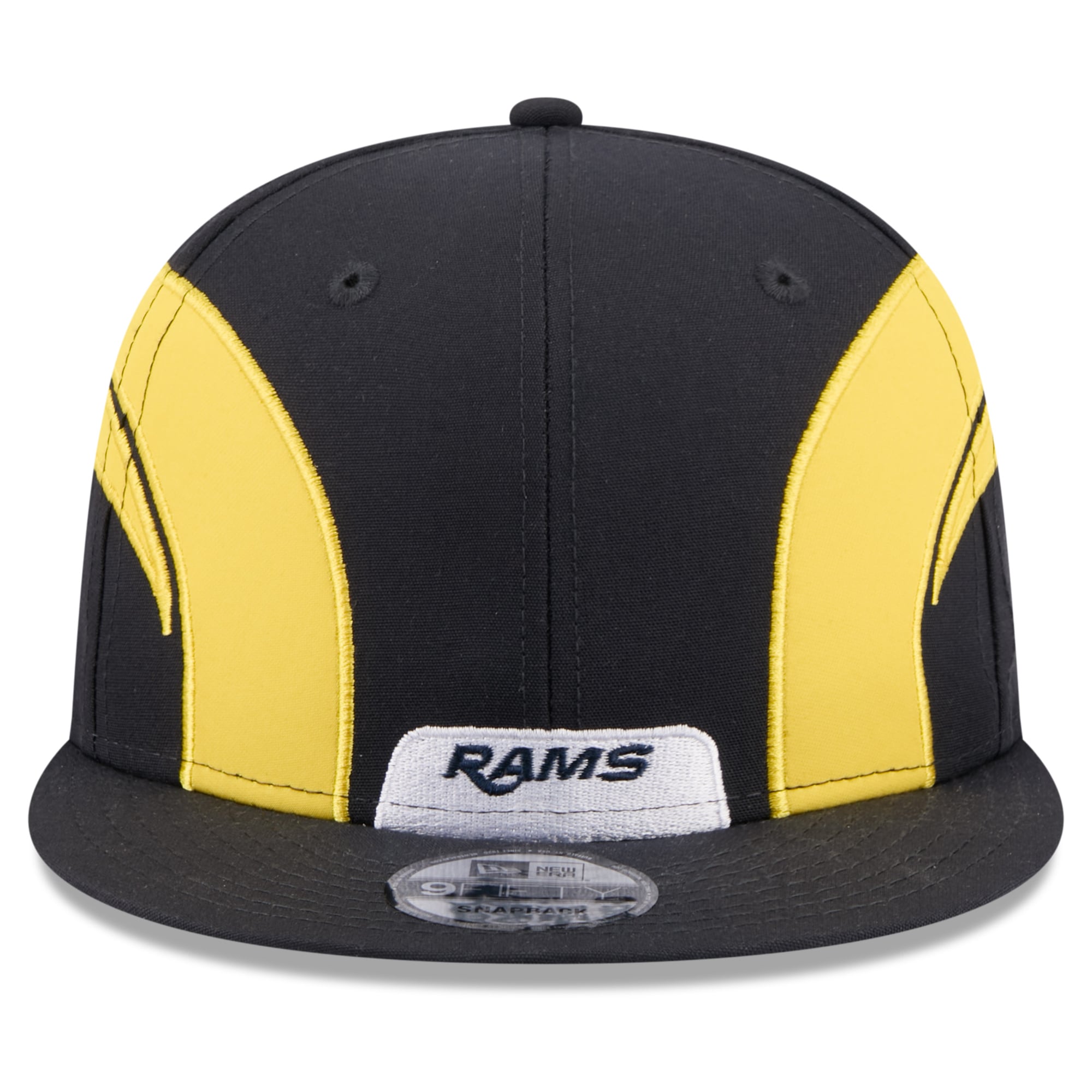 Men's New Era Navy Los Angeles Rams Rivalries Collection Fan Pack Helmet 9FIFTY Snapback Hat