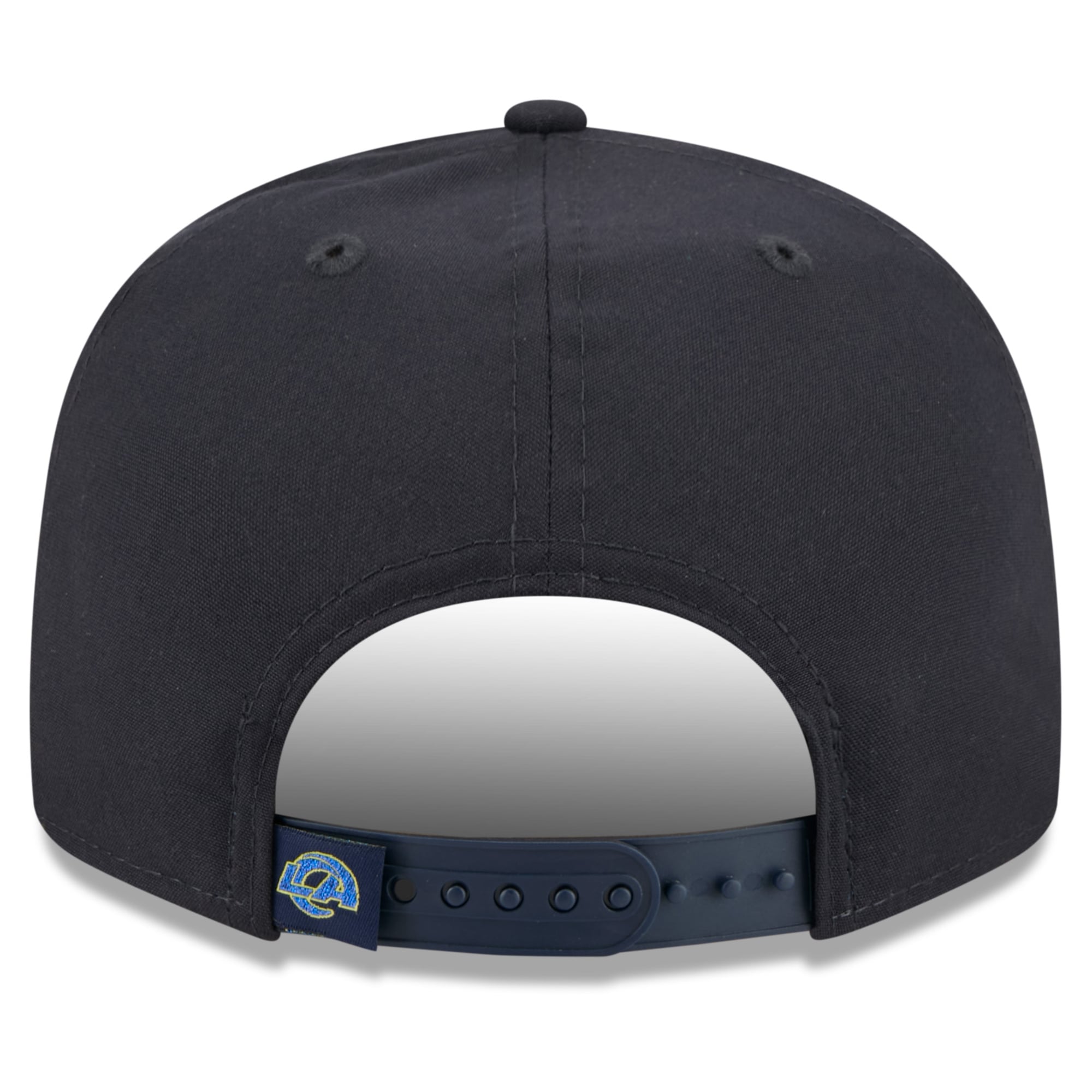 Men's New Era Navy Los Angeles Rams Rivalries Collection Fan Pack Helmet 9FIFTY Snapback Hat