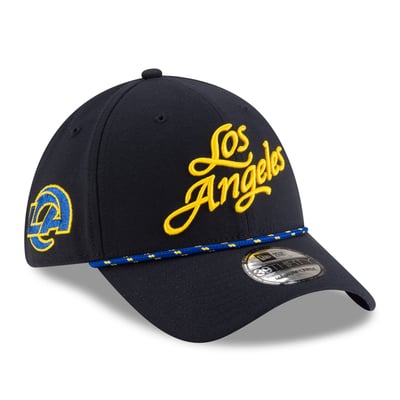  Los Angeles Rams New Era Rivalries Collection Sideline 39THIRTY Flex Hat - Navy
