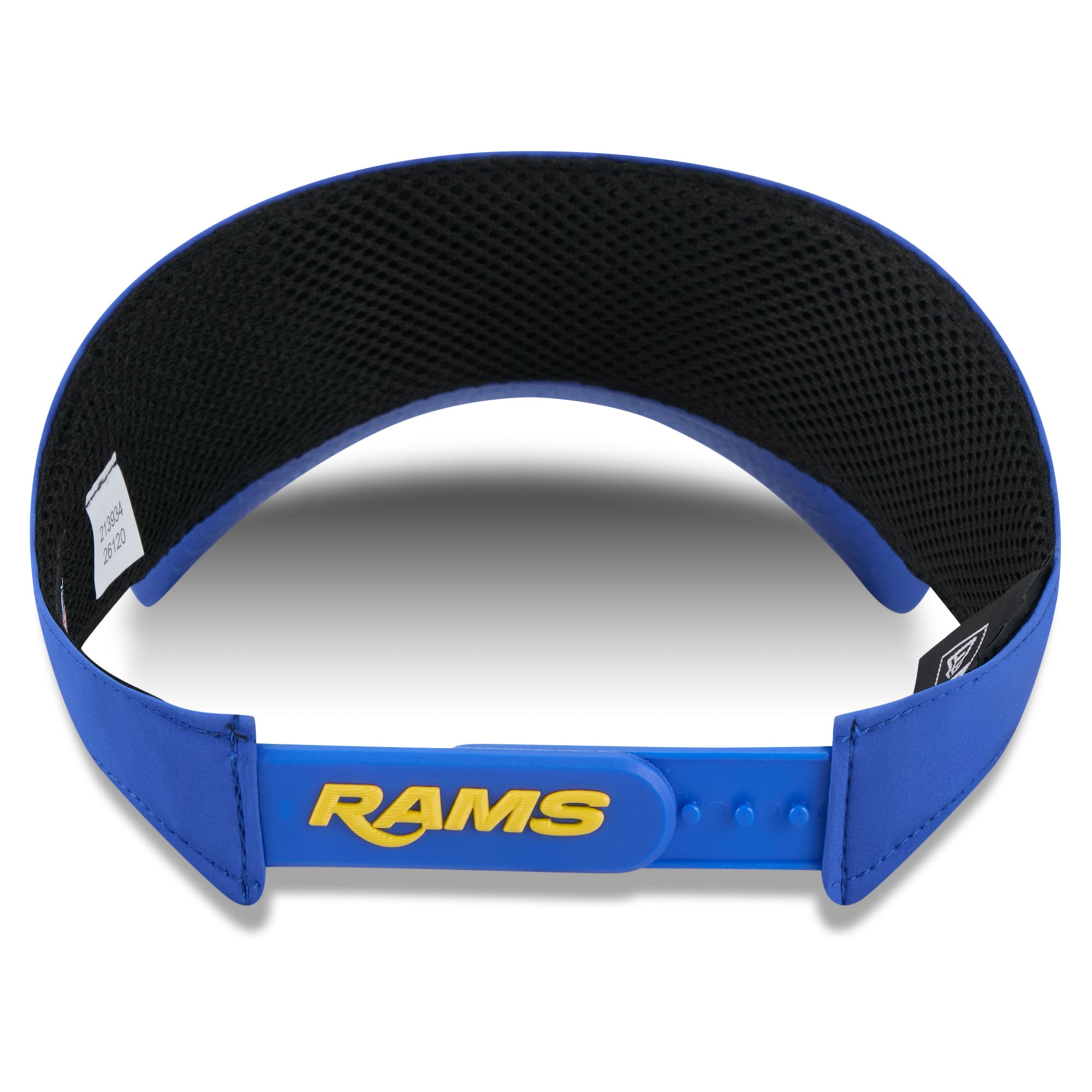 Casquette New Era Royal Los Angeles Rams 2026 Sideline pour homme, visière ajustable