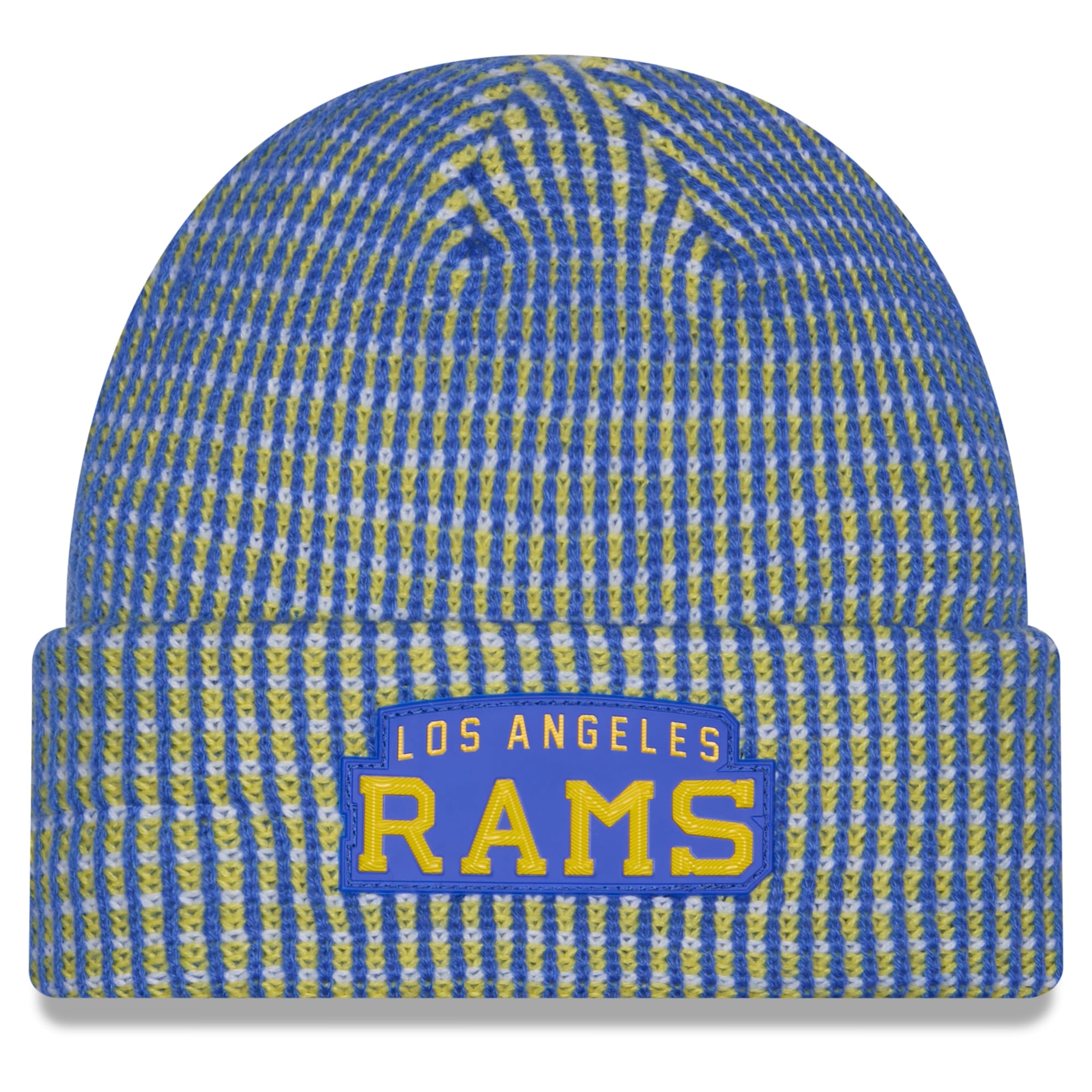 Bonnet à revers New Era Royal Los Angeles Rams 2026 Sideline pour homme