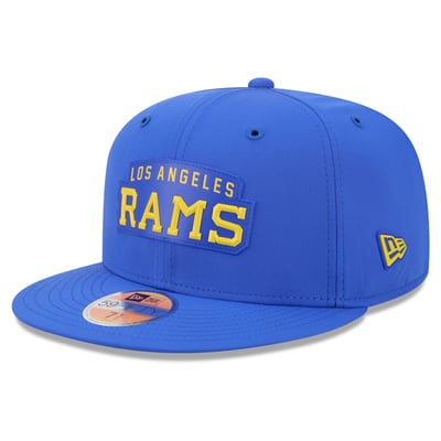 Los Angeles Rams New Era 2026 Sideline Throwback 59FIFTY Fitted Hat - Royal