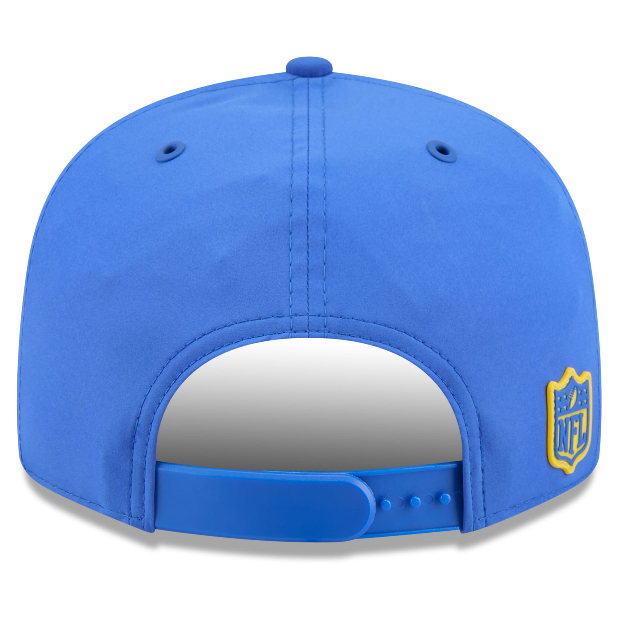 Casquette snapback New Era Royal Los Angeles Rams 2026 Sideline Throwback 9FIFTY pour homme