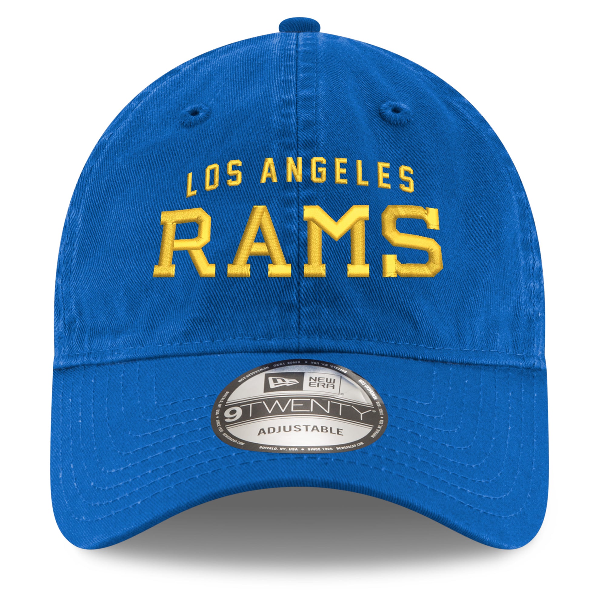 Men's New Era Royal Los Angeles Rams Classic Sol Alternate 9TWENTY Adjustable Hat