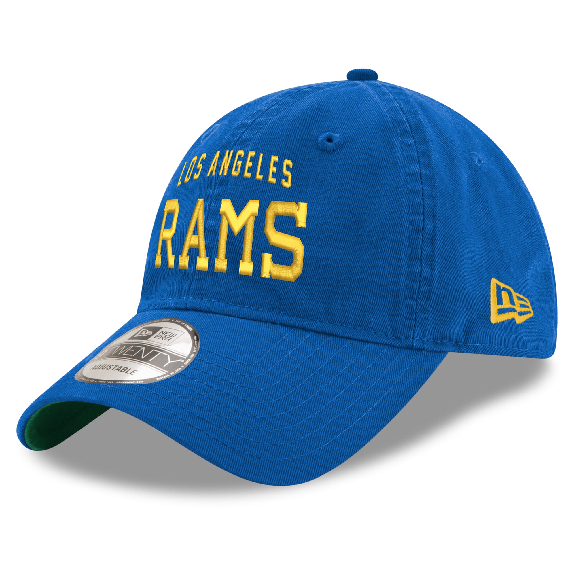 Men's New Era Royal Los Angeles Rams Classic Sol Alternate 9TWENTY Adjustable Hat