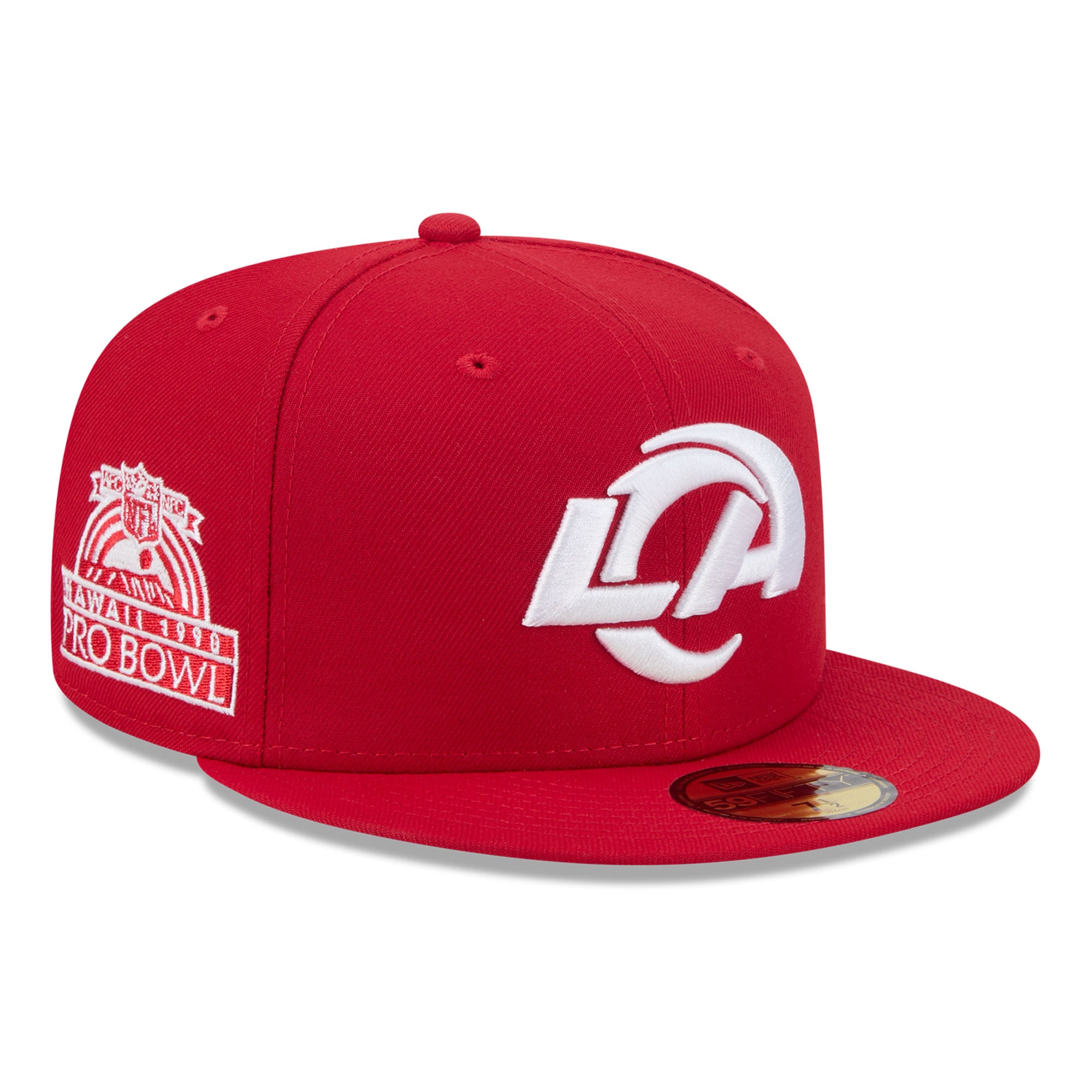 Casquette ajustée New Era Scarlet Los Angeles Rams 59FIFTY pour homme