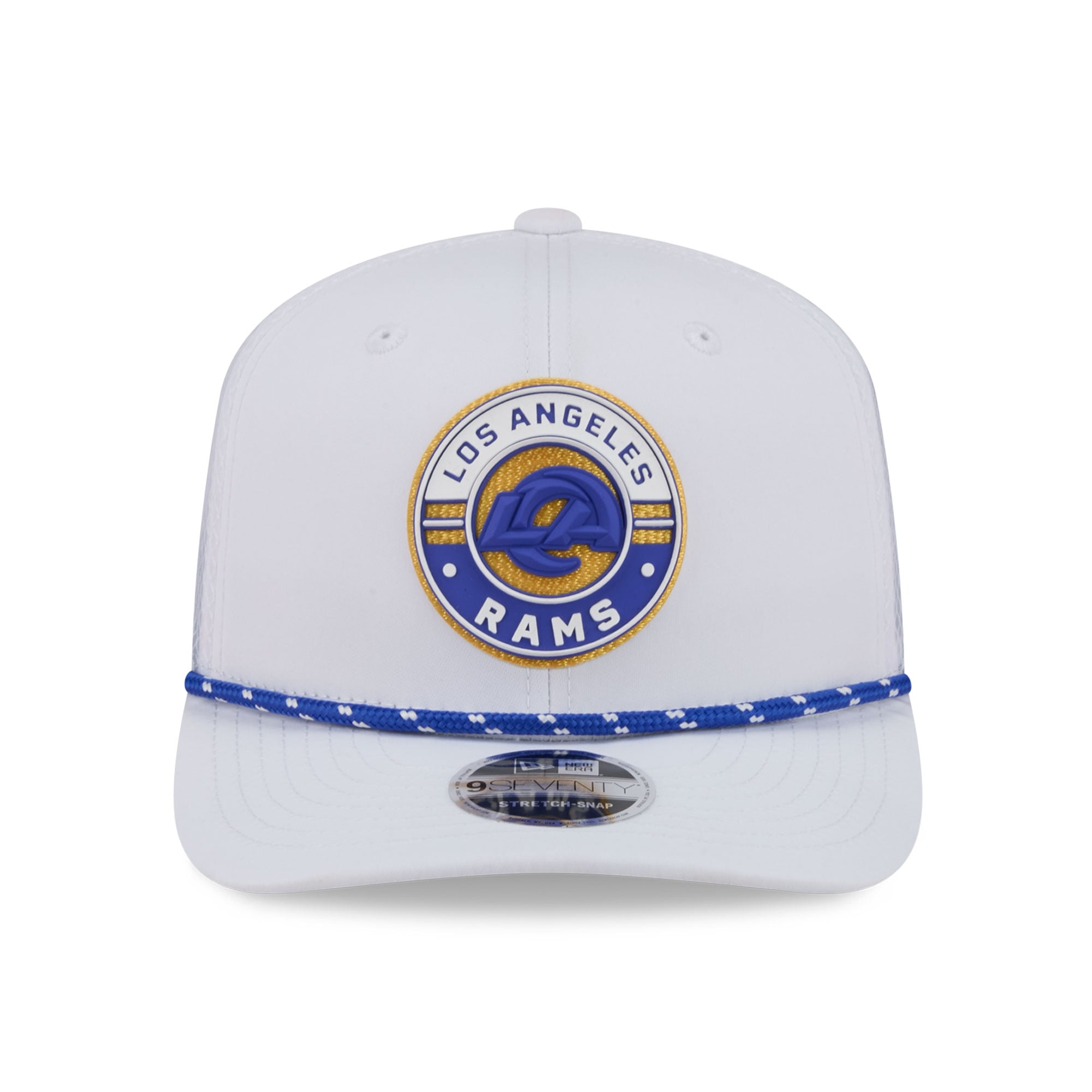 Casquette ajustable New Era blanche Los Angeles Rams Game 9SEVENTY pour homme