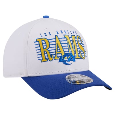 Los Angeles Rams New Era Loyal 9FORTY M-Crown Adjustable Hat - White/Royal