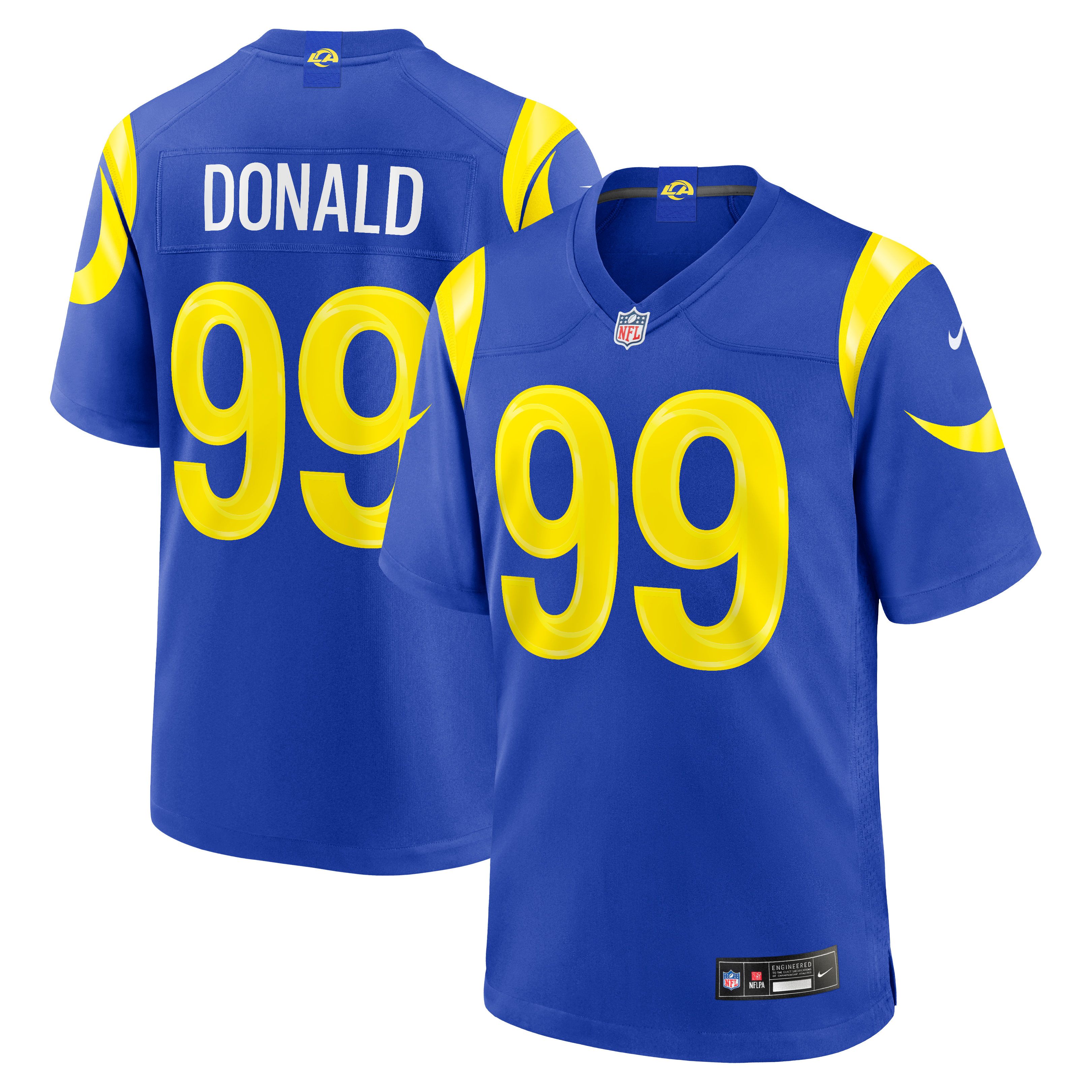 Men's Nike Aaron Donald Royal Los Angeles Rams Game Jersey
