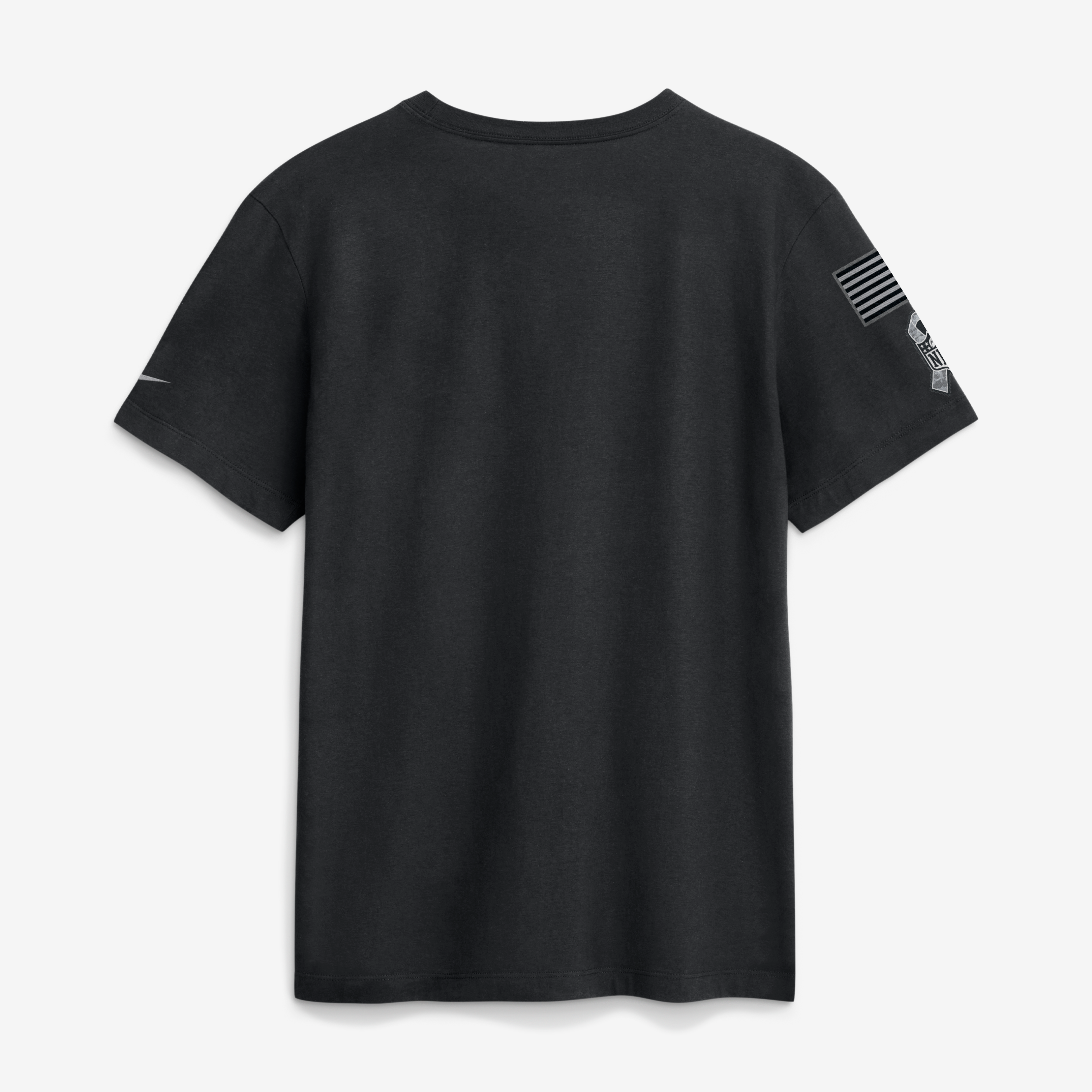 T-shirt Nike noir pour homme Los Angeles Rams 2026 Salute to Service Sideline Dri-FIT