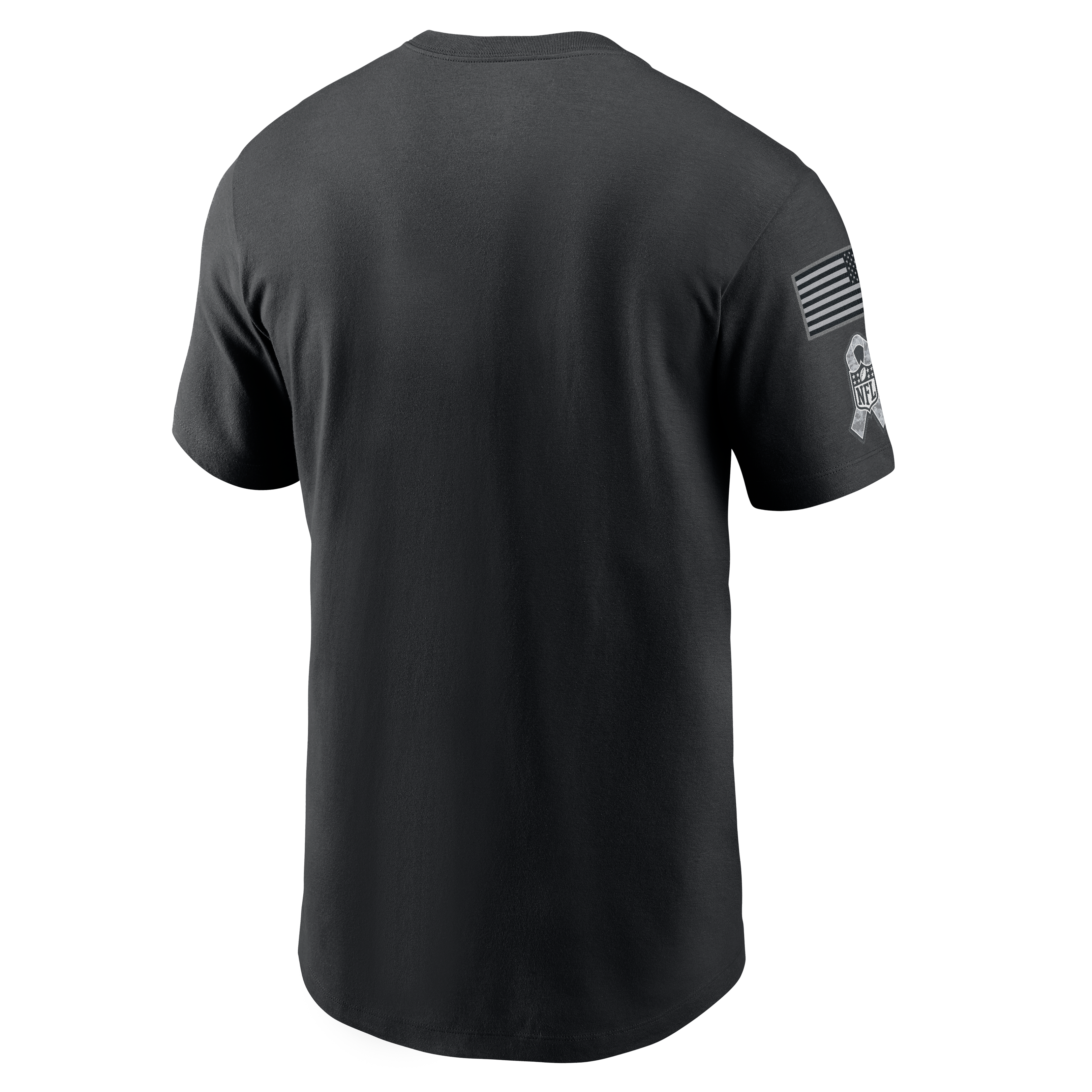 T-shirt Nike noir pour homme Los Angeles Rams 2026 Salute to Service Sideline Dri-FIT