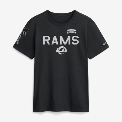  Los Angeles Rams Nike 2026 Salute to Service Sideline Dri-FIT T-Shirt - Black