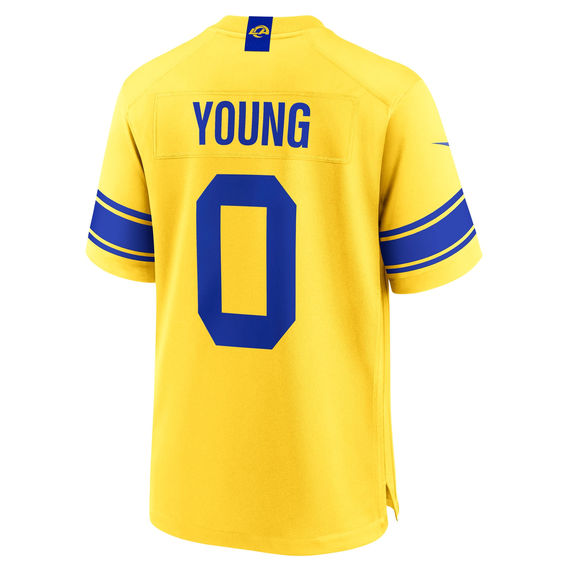 Men's Nike Byron Young Gold Los Angeles Rams Alternate Classic Sol Game Jersey