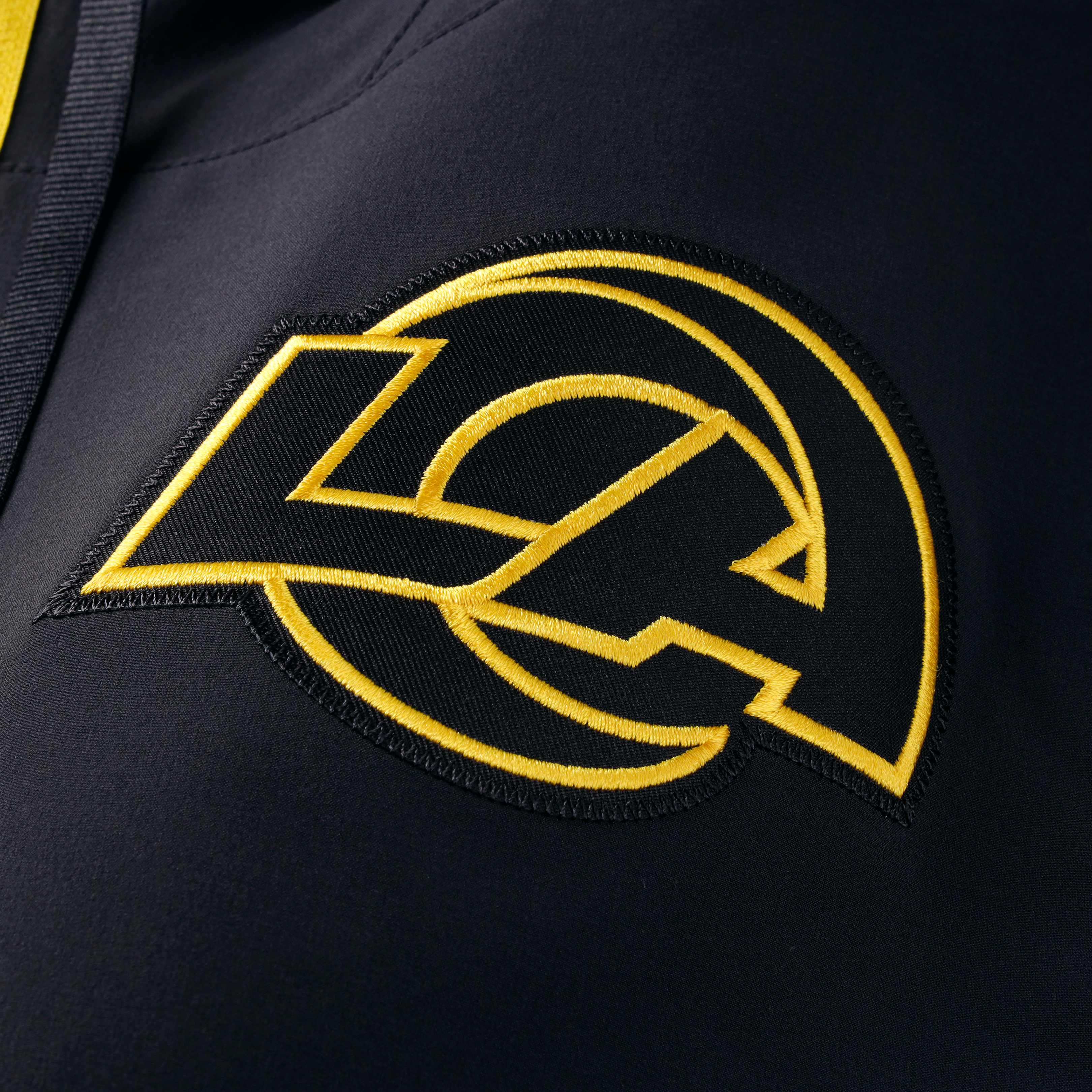 Men's Nike Dark Blue Los Angeles Rams Rivalries Collection Sideline Anorak Half-Zip Jacket